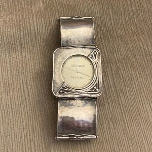 Silpada Silver Square Bracelet Watch